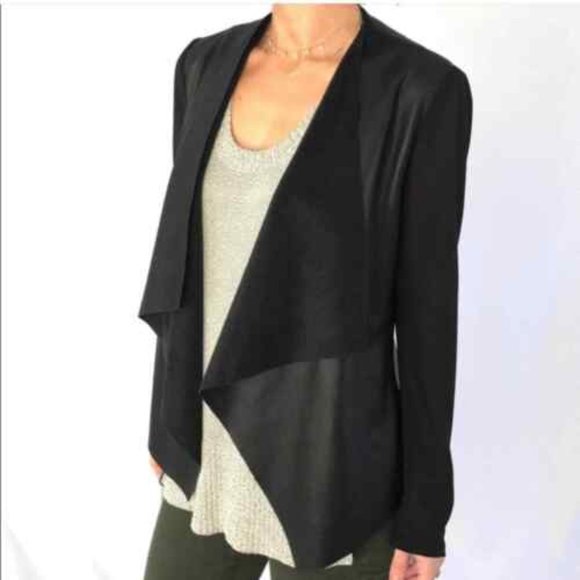 Zara Jackets & Blazers - Zara Vegan Faux Suede Waterfall Jacket